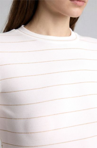 Slim Fit Uzun kollu Kaşkorse Tunik