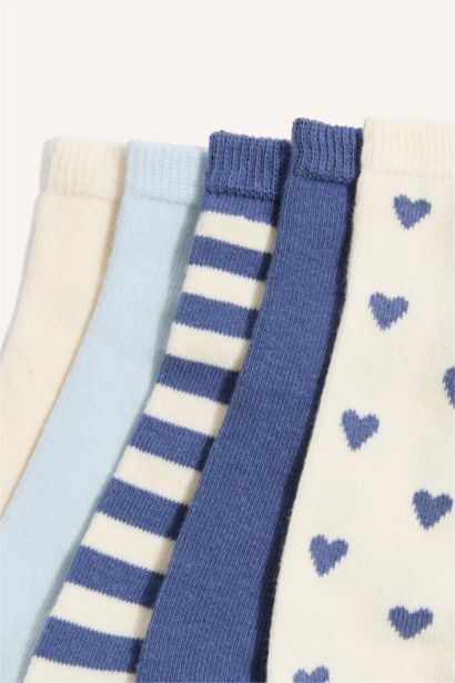 Pamuklu 5'Li Patik Çorap