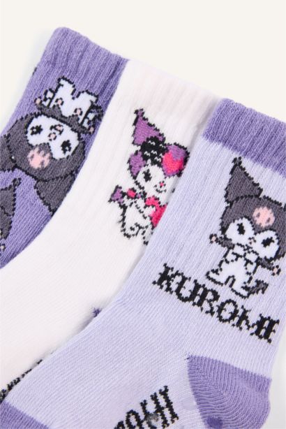 Hello Kitty  3'lü Uzun Çorap Kız Bebek
