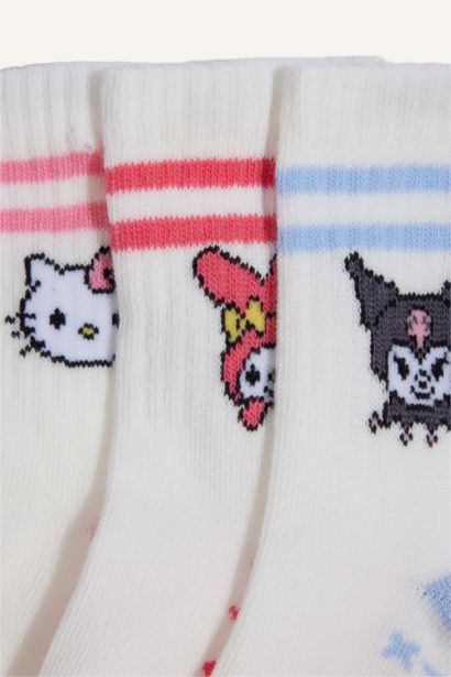 Hello Kitty 3'lü Uzun Çorap Kız Bebek