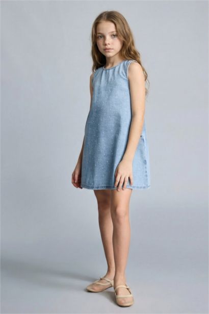 Jean Elbise Kız Çocuk