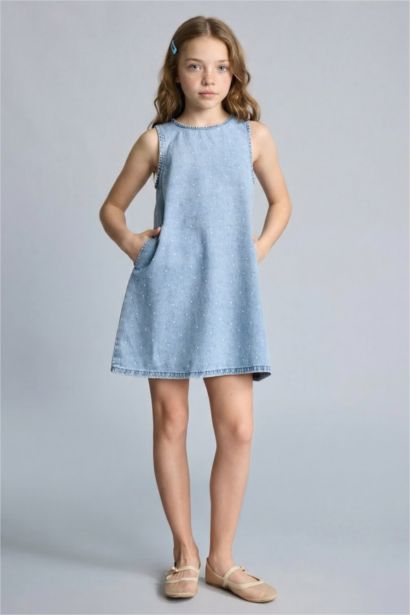 Jean Elbise Kız Çocuk