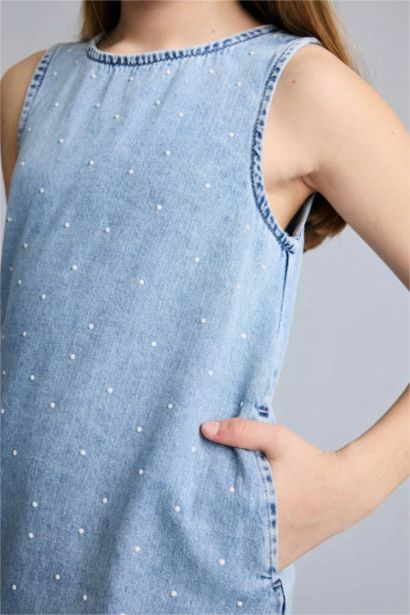 Jean Elbise Kız Çocuk