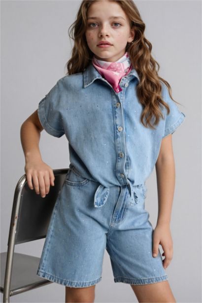 Jean Ceket Kız Çocuk