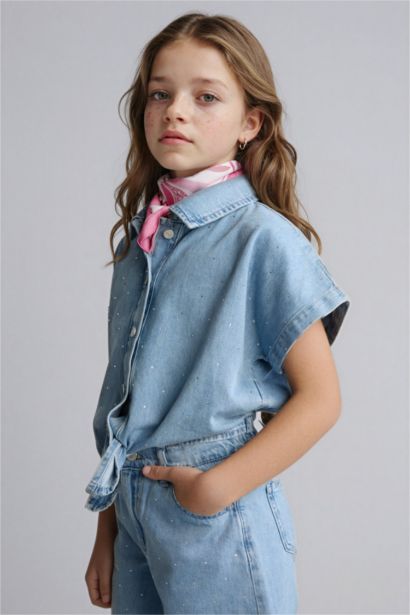 Jean Ceket Kız Çocuk