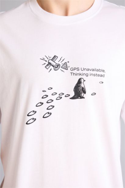 تيشيرت اوفر سايز مطبوع