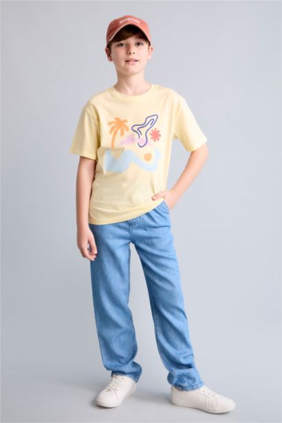 Baggy Fit Jean Pantolon Erkek Çocuk