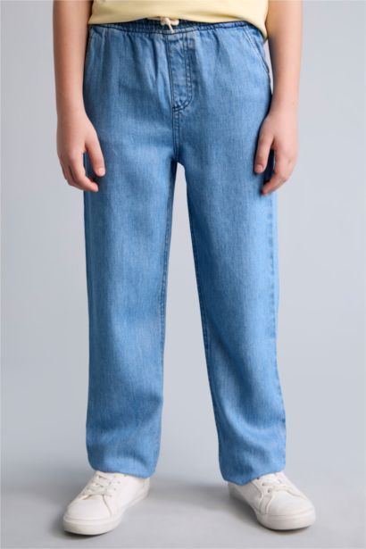 Baggy Fit Jean Pantolon Erkek Çocuk