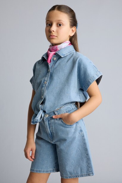 Girl Denim Shorts