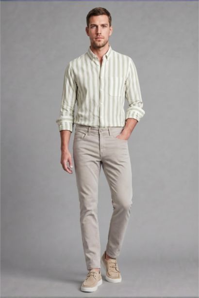 Tapered Fit Trousers