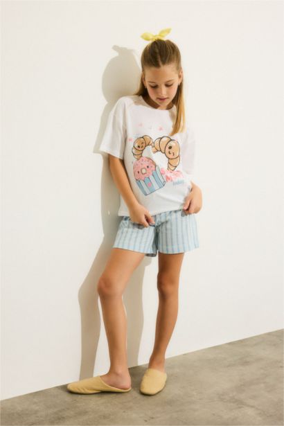 Girl 2 piece Regular Fit Knitted Pyjamas Set