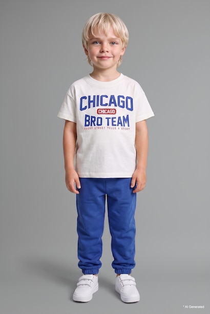 Baby Boy Printed T-Shirt and Joggers Set