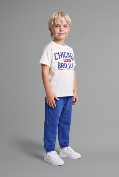 Baby Boy Dinosaur Print Sweatshirt Sweatpants 2 Piece Set