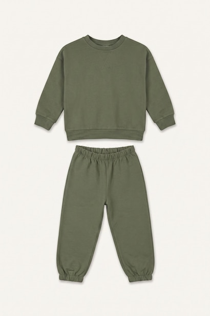 2 piece Regular Fit Crew Neck Set
