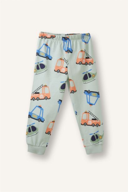 2'Li Baskılı Pijama Takımı Erkek Bebek
