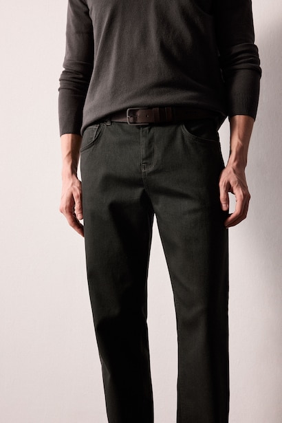 Normal Waist Sergio Regular Fit Trousers