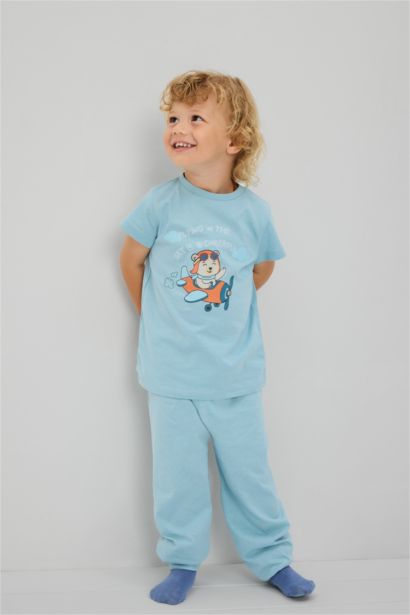 2 piece Regular Fit Knitted Pyjamas