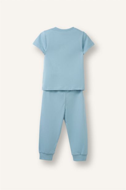 2'Li Baskılı Pijama Takımı Erkek Bebek