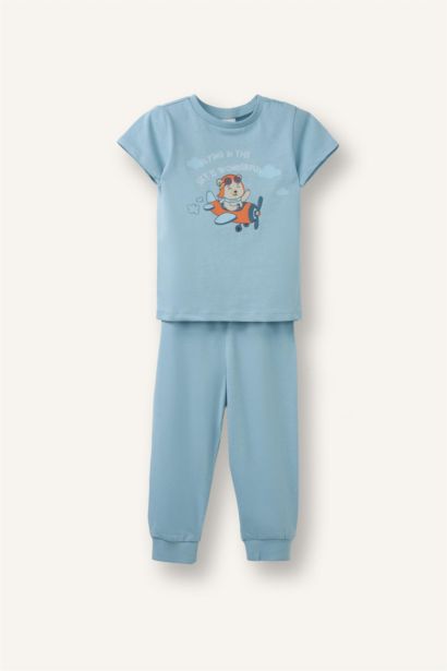 2 piece Regular Fit Knitted Pyjamas