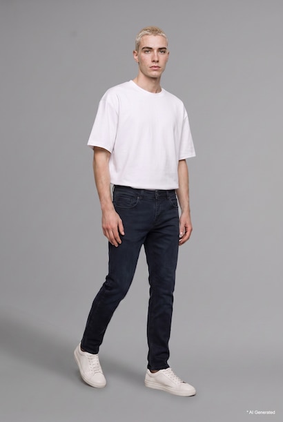 Regular Fit Sergio Normal Waist Straight Leg Jeans