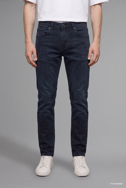 Regular Fit Sergio Normal Waist Straight Leg Jeans