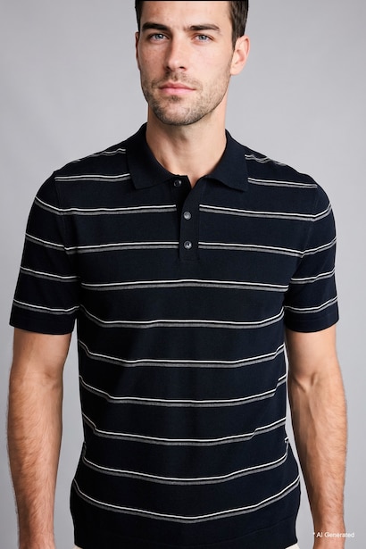 Standard Fit Polo Collar Short Sleeve Polo T-Shirt