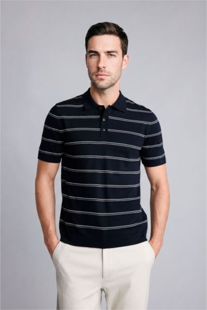 Standard Fit Short Sleeve Polo T-Shirt