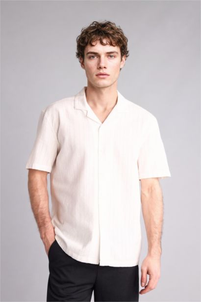 Regular Fit Cotton Short Sleeve Shirt