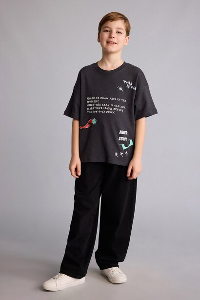 Boy New Regular Fit Crew Neck T-Shirt