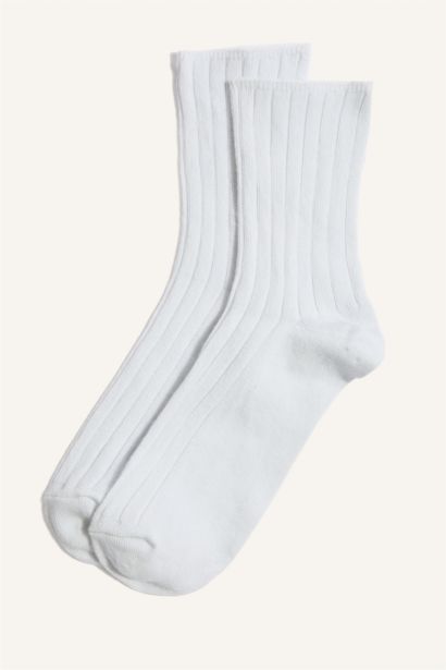 5'li Pamuklu Uzun Çorap Kız Çocuk