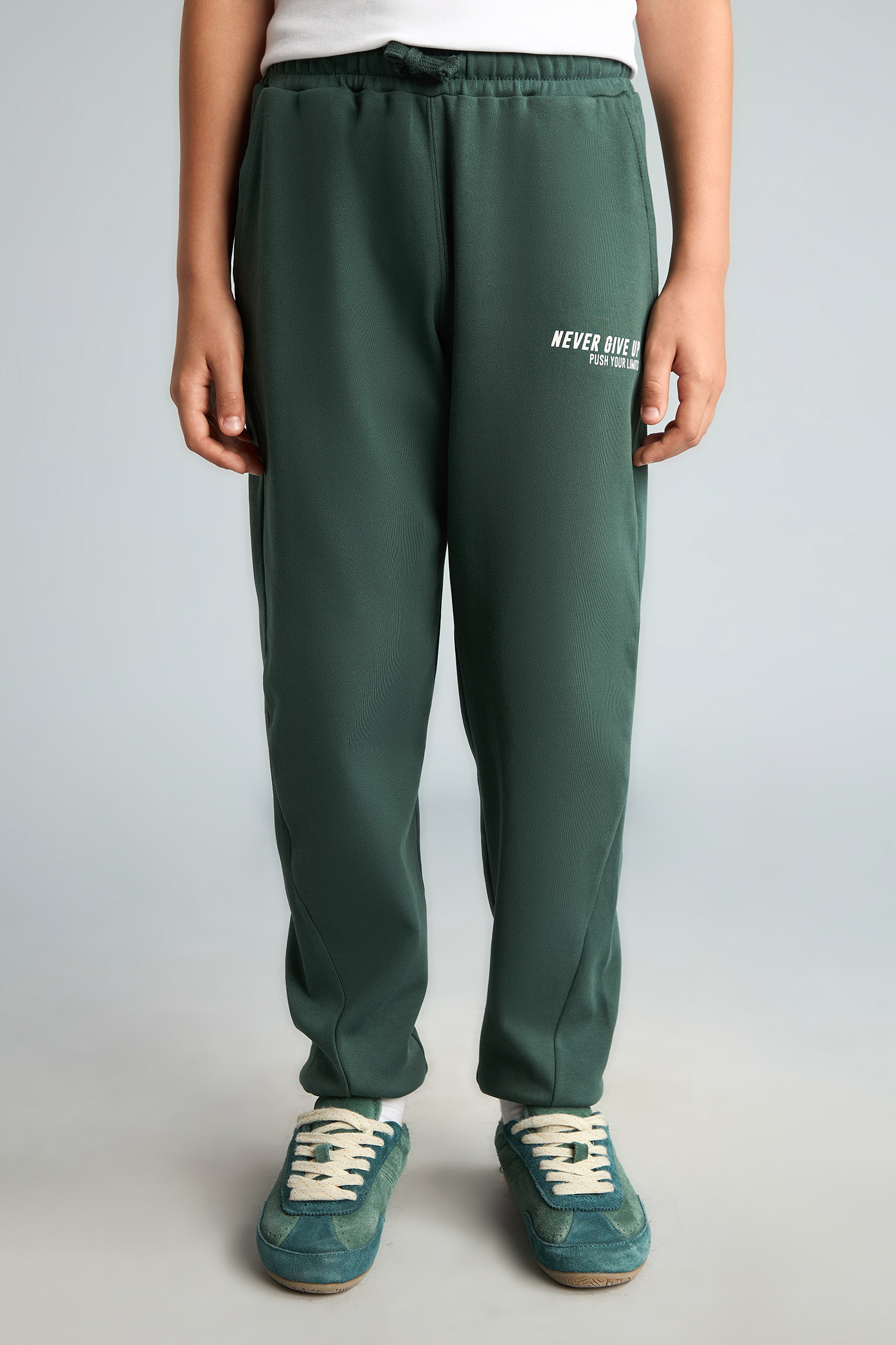 Oversize Fit Slogan Print Sweatpants