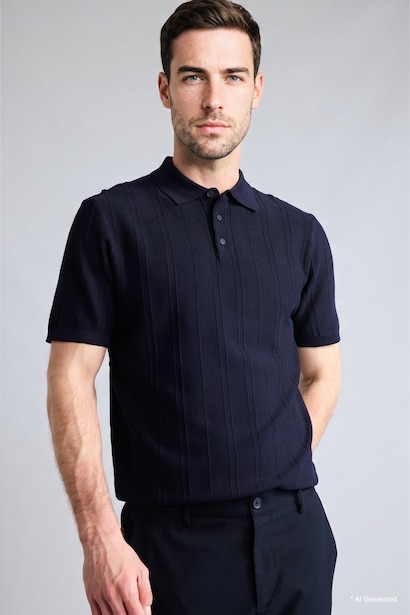 T-shirt polo à manches courtes