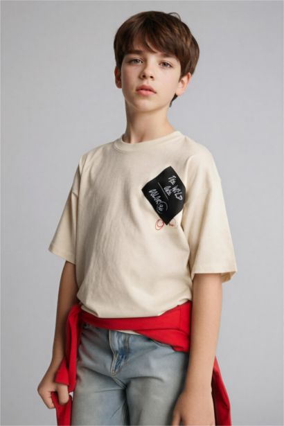 Overshırt Fıt Baskılı Tişört