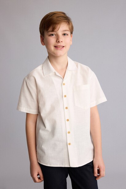 Boy Regular Fit Short Sleeve Shirt
