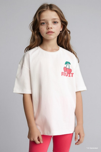 Girl Regular Fit T-shirt and Leggings 2 piece Set
