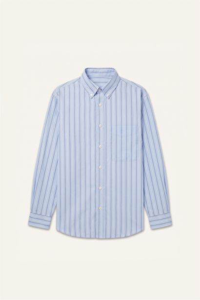 Relax Fit Cotton Long Sleeve Shirt