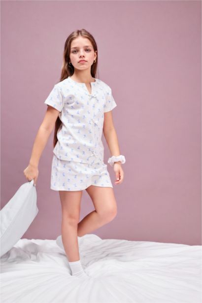 Girl 2 piece Regular Fit Knitted Pyjamas