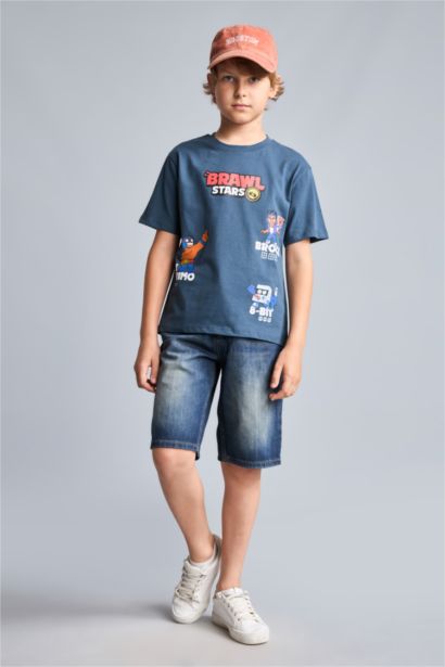 New Regular Fit Brawl Stars Short Sleeve T-Shirt