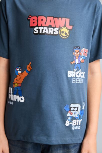 New Regular Fit Brawl Stars Short Sleeve T-Shirt