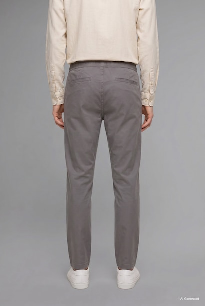 Pantalon baggy à nouer à la taille
