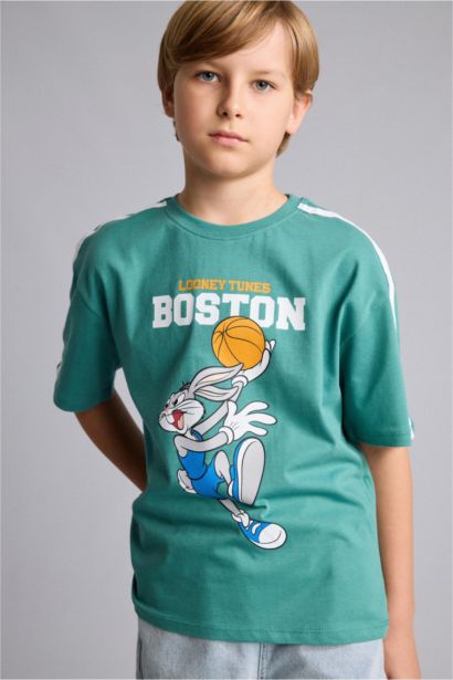 New Regular Fit Looney Tunes Licensed Short Sleeve T-Shirt