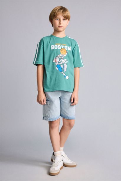 New Regular Fit Looney Tunes Licensed Short Sleeve T-Shirt