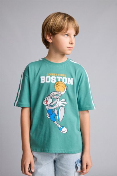 New Regular Fit Looney Tunes Licensed Short Sleeve T-Shirt
