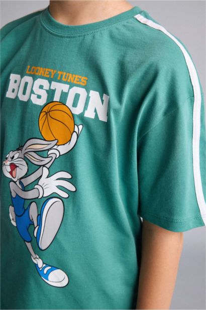 New Regular Fit Looney Tunes Licensed Short Sleeve T-Shirt