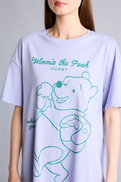 Wınnıe The Pooh Regular Fıt Kısa Kollu Elbise