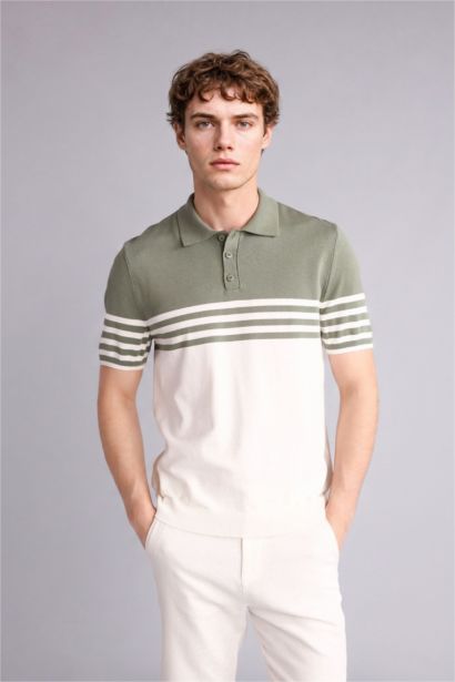 Standard Fit Short Sleeve Polo T-Shirt