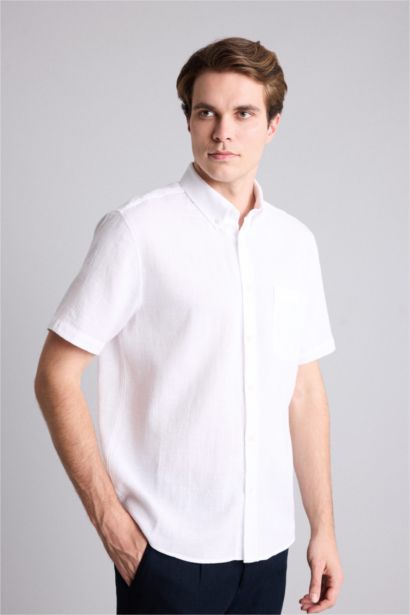 Regular Fit Cotton Short Sleeve Shirt