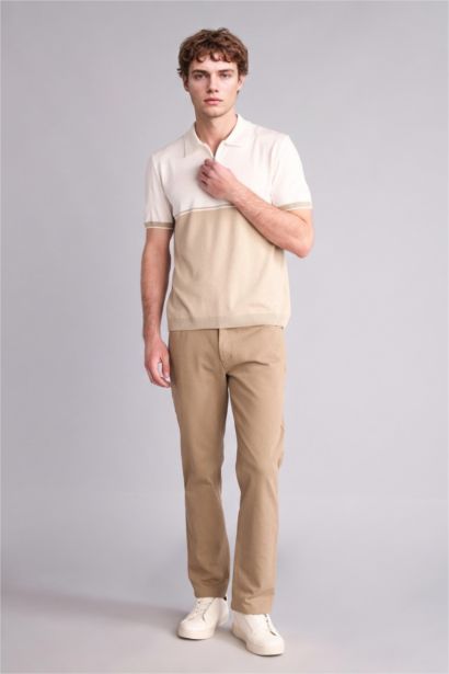 Standard Fit Short Sleeve Polo T-Shirt