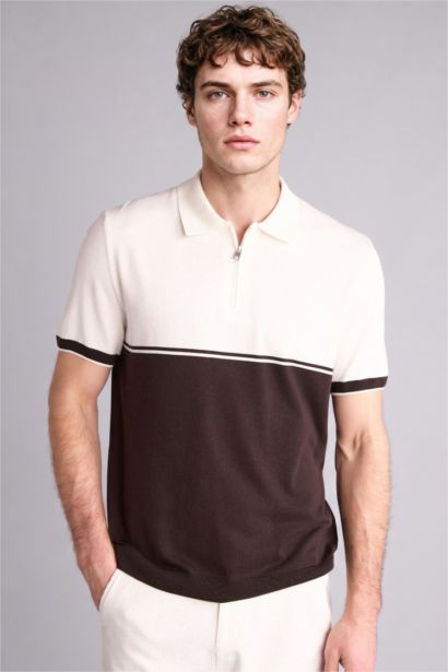 Standard Fit Short Sleeve Polo T-Shirt