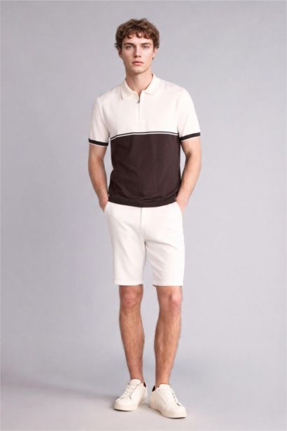 Standard Fit Short Sleeve Polo T-Shirt